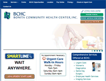 Tablet Screenshot of bonitahealthcenter.com